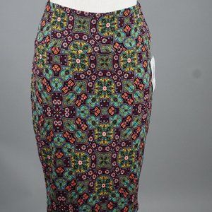 Lularoe Pencil Skirt  Stretch Waist MD Purple